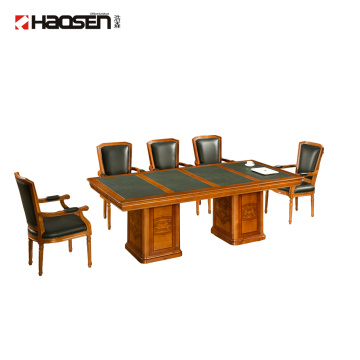 Haosen Rafflo 0806C computer meeting conference table wood